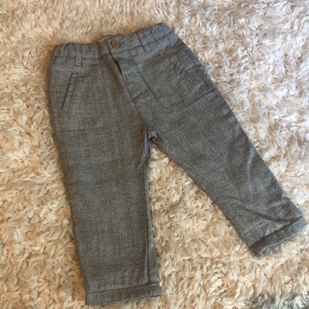 Gray Zara baby boy trousers